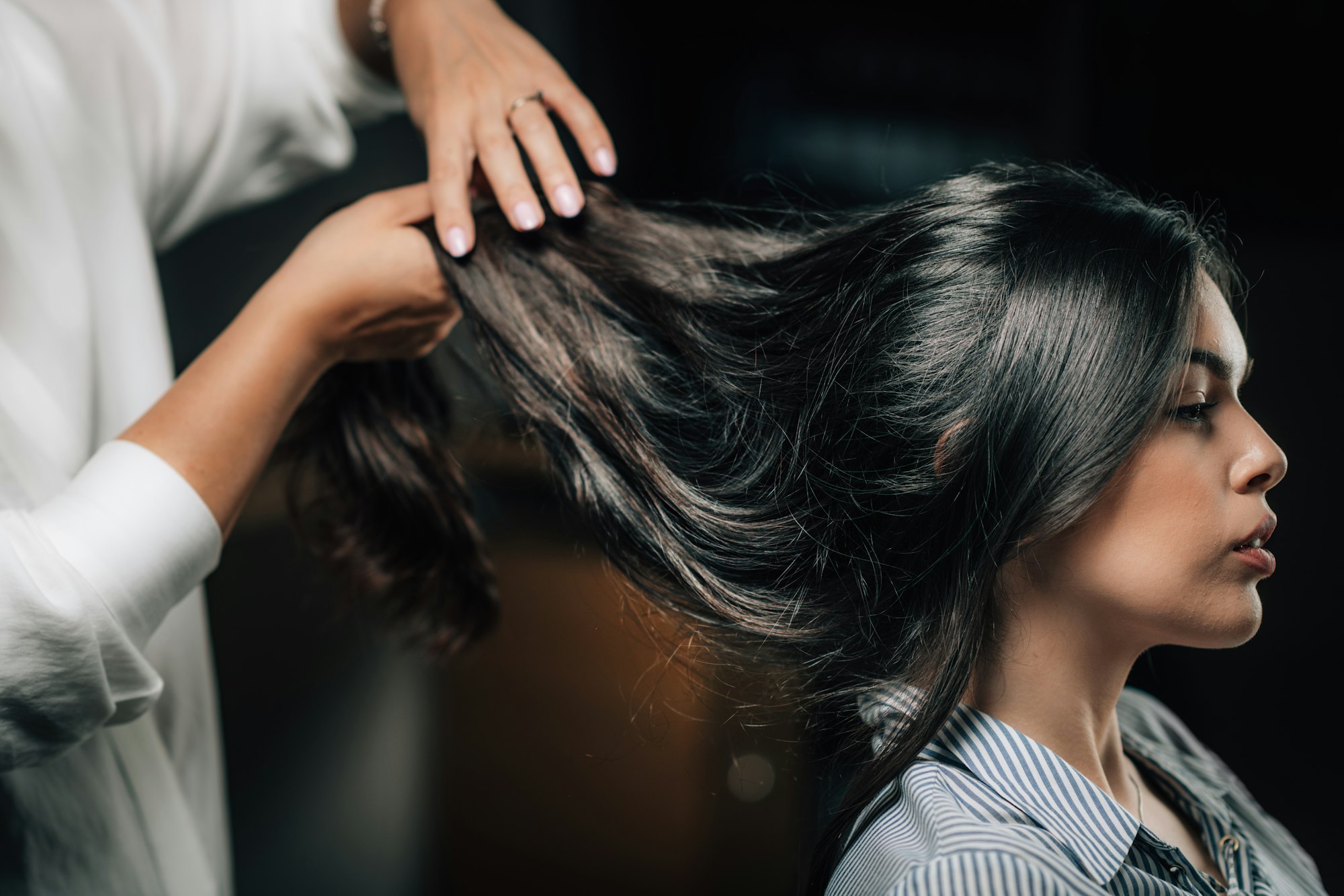 Hairstyling in Hair Salon